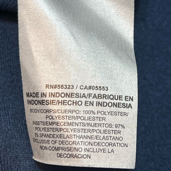 Nike Dri Fit Penn State Blue Long Sleeve Pullover 1/4 Zip Shirt Men’s Sz. Medium - Picture 4 of 7